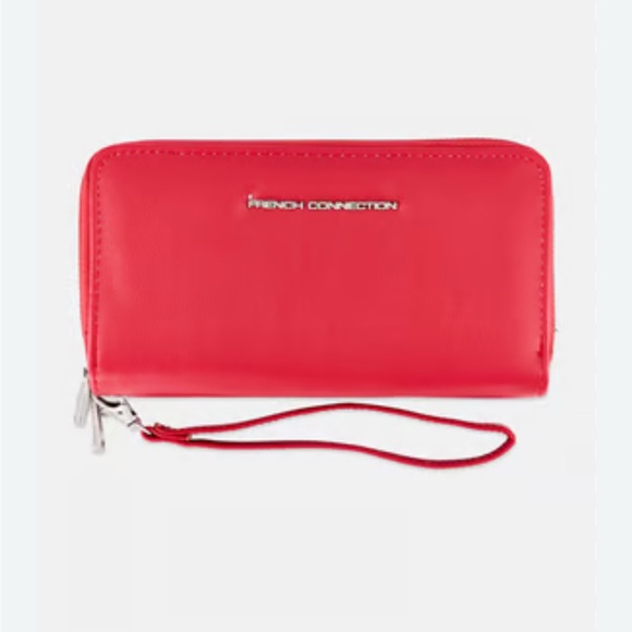(French Connection) Vibrant Red Wallet - Picture 1 of 9